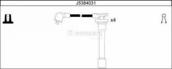 Nipparts J5384031 Ignition cable kit J5384031
