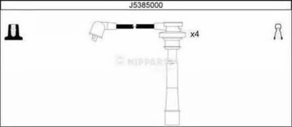 Nipparts J5385000 Ignition cable kit J5385000