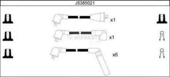 Nipparts J5385021 Ignition cable kit J5385021