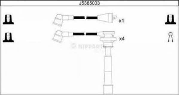 Nipparts J5385033 Ignition cable kit J5385033