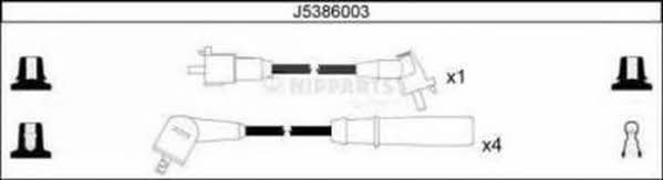 Nipparts J5386003 Ignition cable kit J5386003