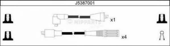 Nipparts J5387001 Ignition cable kit J5387001