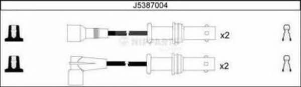 Nipparts J5387004 Ignition cable kit J5387004