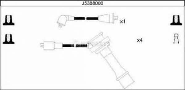 Nipparts J5388006 Ignition cable kit J5388006