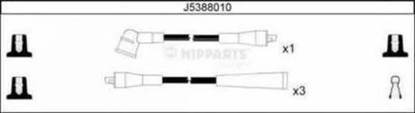 Nipparts J5388010 Ignition cable kit J5388010
