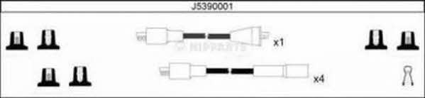 Nipparts J5390001 Ignition cable kit J5390001