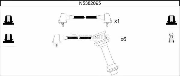 Nipparts N5382095 Ignition cable kit N5382095