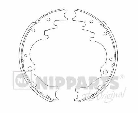 Nipparts J3503033 Brake shoe set J3503033