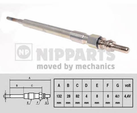Nipparts N5710504 Glow plug N5710504