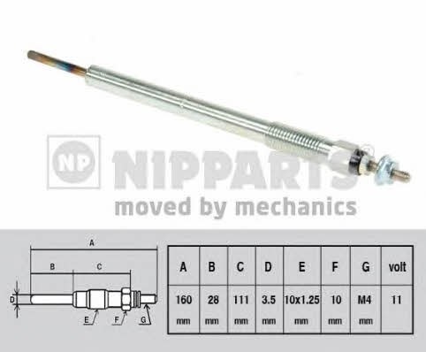 Nipparts N5712025 Glow plug N5712025