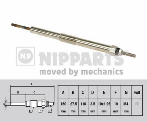 Nipparts N5712027 Glow plug N5712027