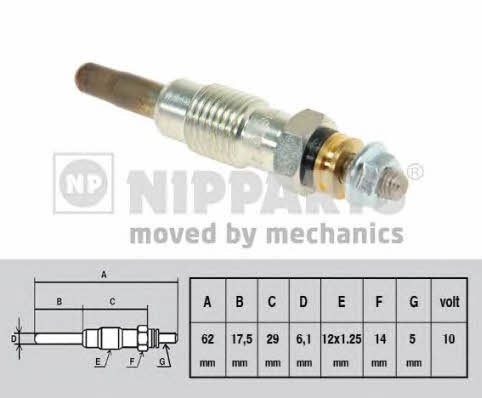 Nipparts N5713013 Glow plug N5713013