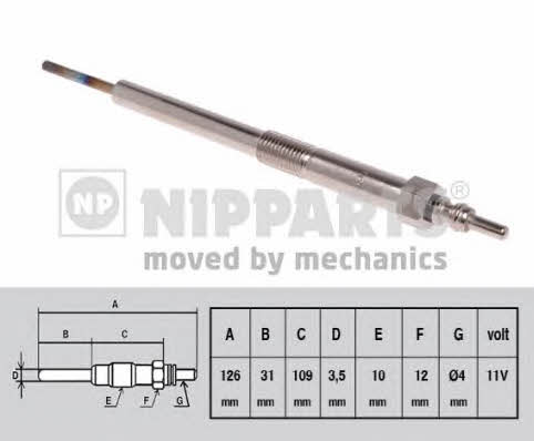 Nipparts N5714003 Glow plug N5714003