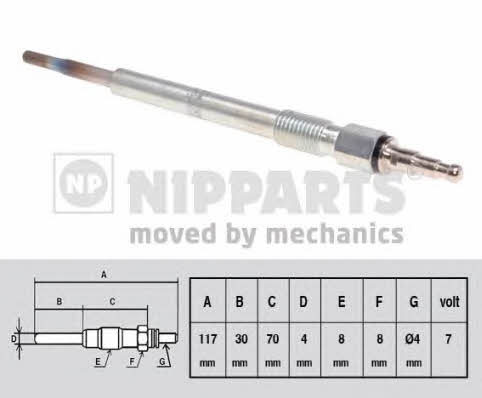 Nipparts N5715017 Glow plug N5715017