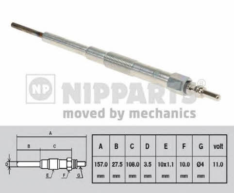 Nipparts N5717000 Glow plug N5717000