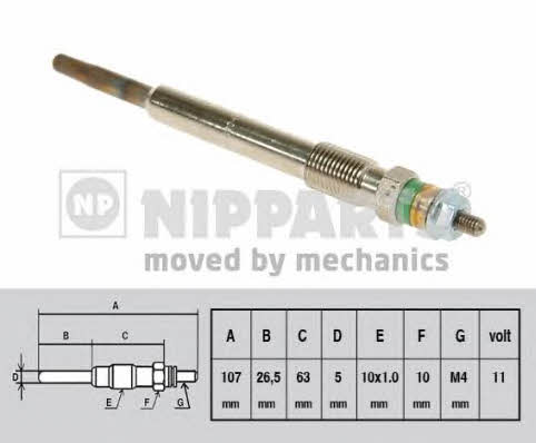 Nipparts N5718002 Glow plug N5718002