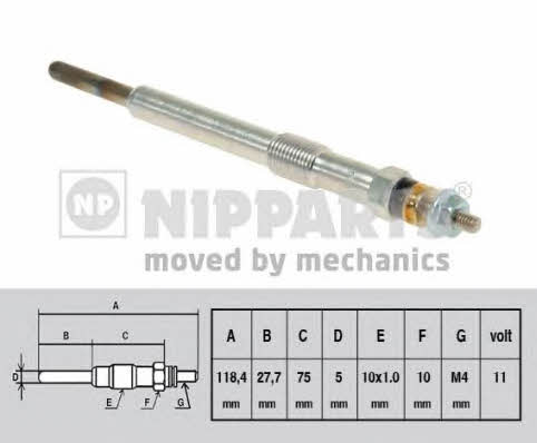 Nipparts N5718004 Glow plug N5718004
