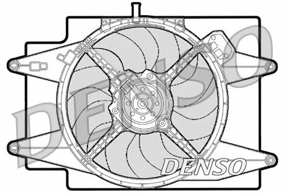 Nippon pieces DER01001 Hub, engine cooling fan wheel DER01001