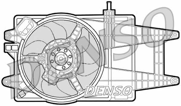 Nippon pieces DER09042 Hub, engine cooling fan wheel DER09042