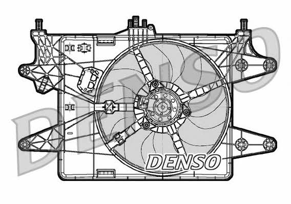 Nippon pieces DER09081 Hub, engine cooling fan wheel DER09081
