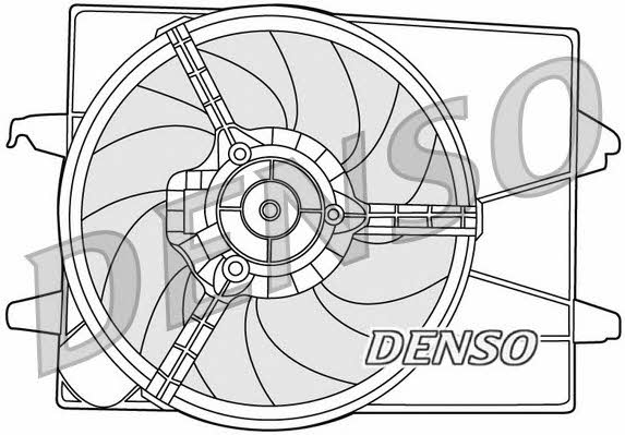 Nippon pieces DER10003 Hub, engine cooling fan wheel DER10003