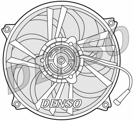 Nippon pieces DER21014 Hub, engine cooling fan wheel DER21014