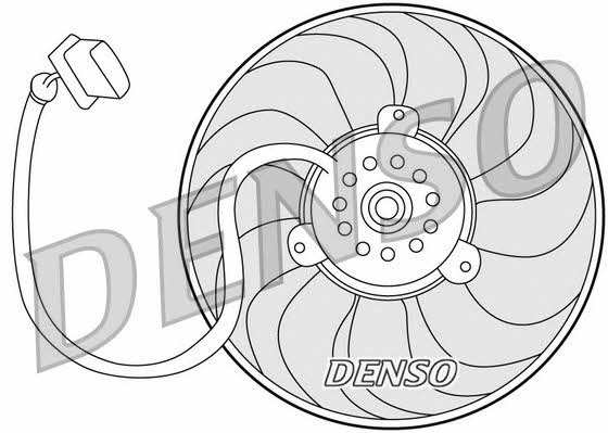 Nippon pieces DER32004 Hub, engine cooling fan wheel DER32004