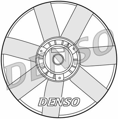 Nippon pieces DER32005 Hub, engine cooling fan wheel DER32005