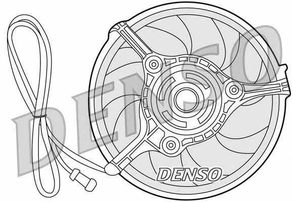 Nippon pieces DER32008 Hub, engine cooling fan wheel DER32008