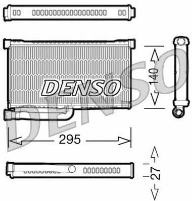 Nippon pieces DRR02004 Heat exchanger, interior heating DRR02004