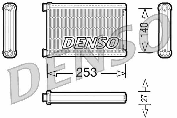Nippon pieces DRR05005 Heat exchanger, interior heating DRR05005