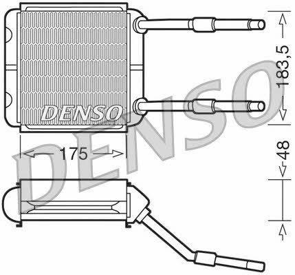 Nippon pieces DRR20001 Heat exchanger, interior heating DRR20001