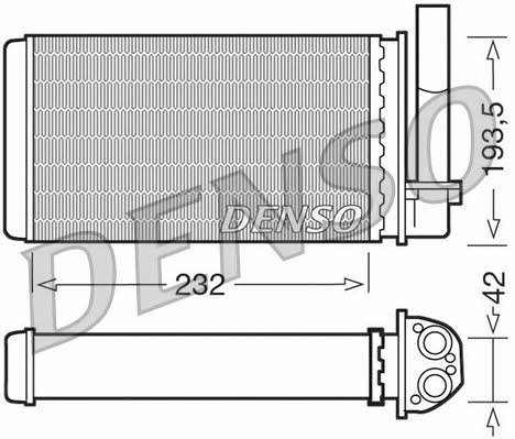 Nippon pieces DRR21003 Heat exchanger, interior heating DRR21003