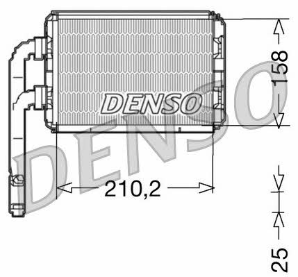 Nippon pieces DRR23016 Heat exchanger, interior heating DRR23016