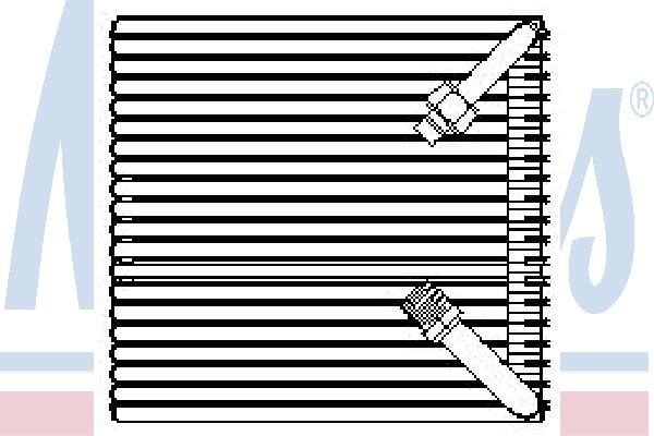 Nissens 92103 Air conditioner evaporator 92103