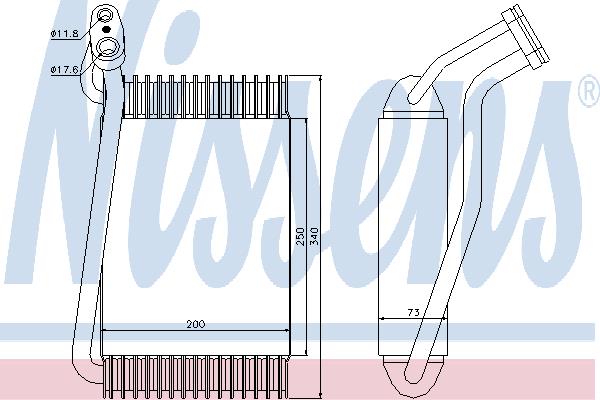 AC Evaporator Skoda: 92144 Nissens Air conditioner evaporator