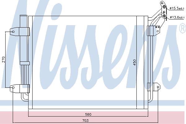 Nissens 940138 Cooler Module 940138