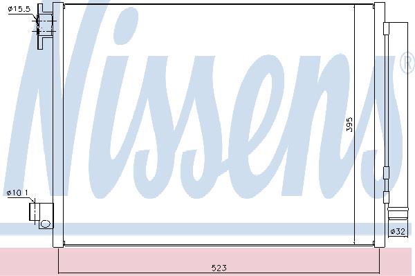 Nissens 940321 Cooler Module 940321
