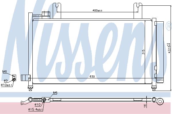 Nissens 940328 Cooler Module 940328