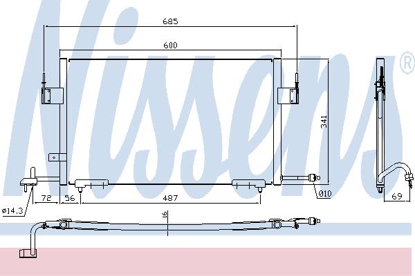 Nissens 94200 Cooler Module 94200