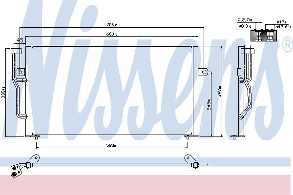 Nissens 94305 Cooler Module 94305