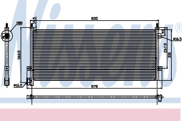 Nissens 94582 Cooler Module 94582