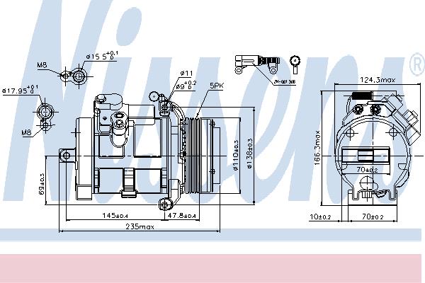 Nissens 89077 Compressor 89077