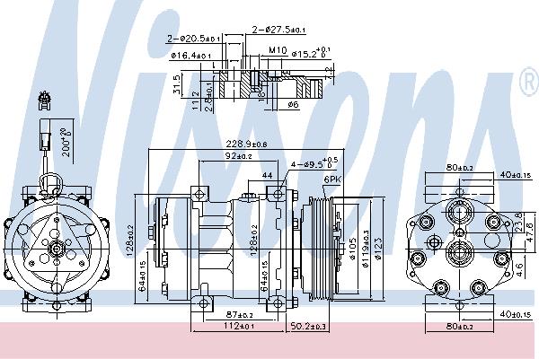 Nissens 89150 Compressor 89150