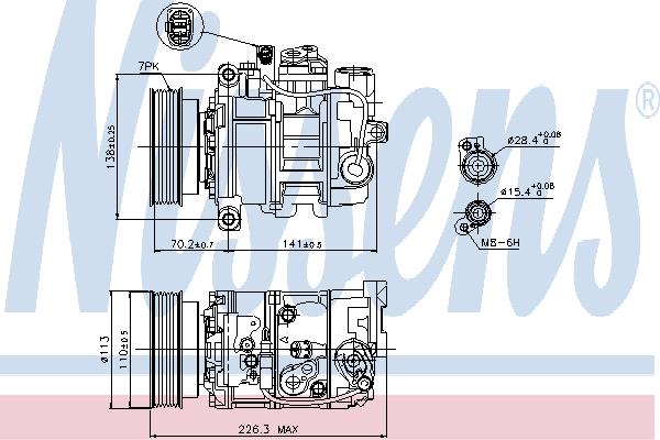 Nissens 89237 Compressor 89237