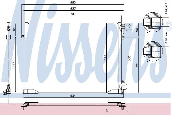 Nissens 94671 Cooler Module 94671