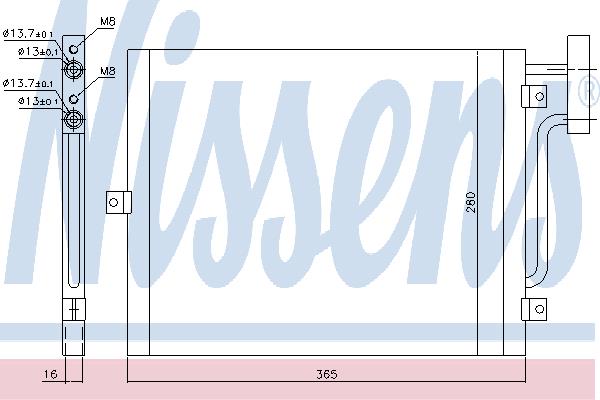 Nissens 94715 Cooler Module 94715