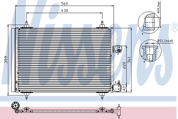 Nissens 94723 Cooler Module 94723