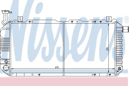 Nissens 62932 Radiator, engine cooling 62932