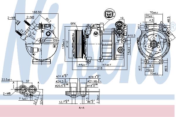 Nissens 890125 Compressor 890125